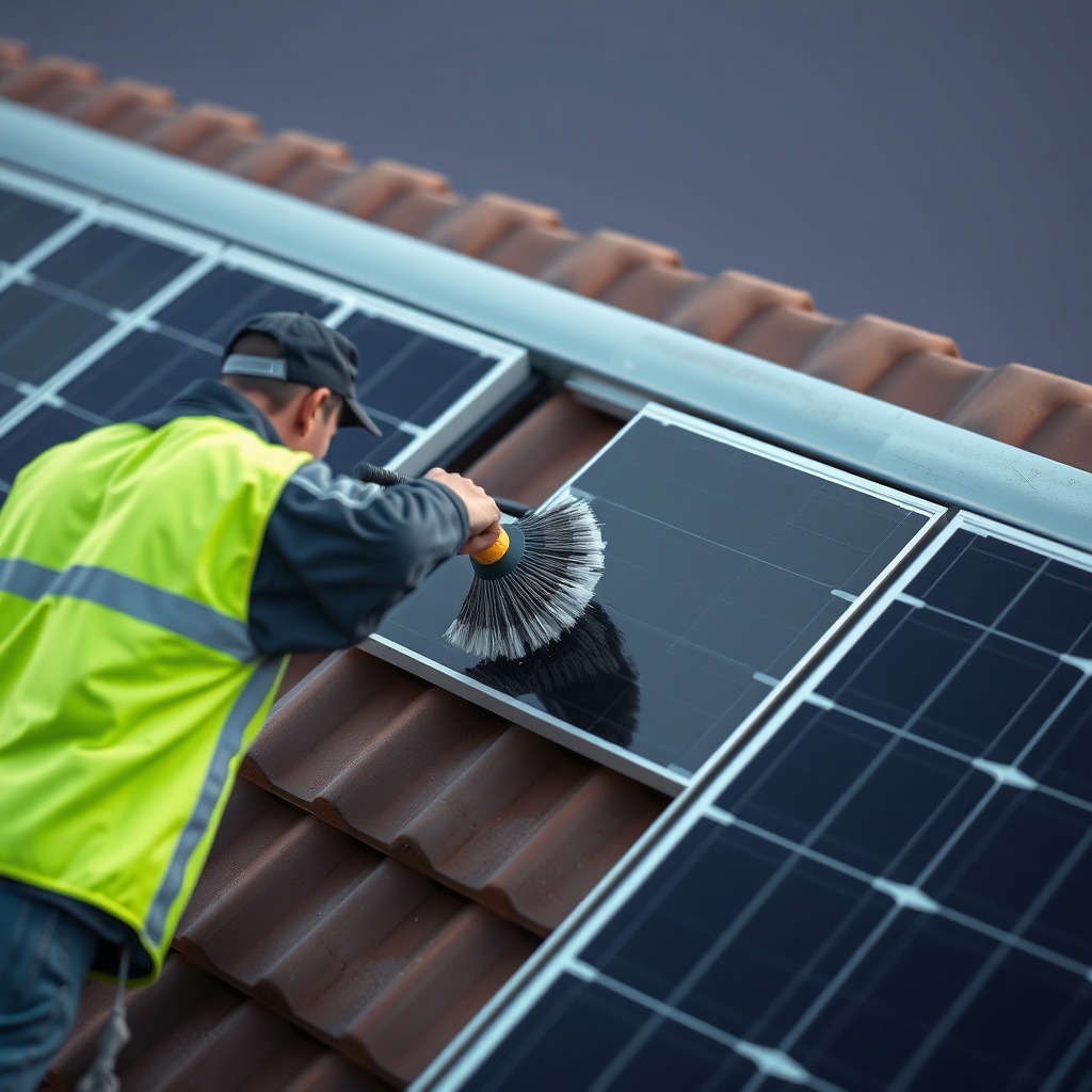 <clean photorealistic photo/illustration of a roof with Çatı Panel Sistemi X panels and in